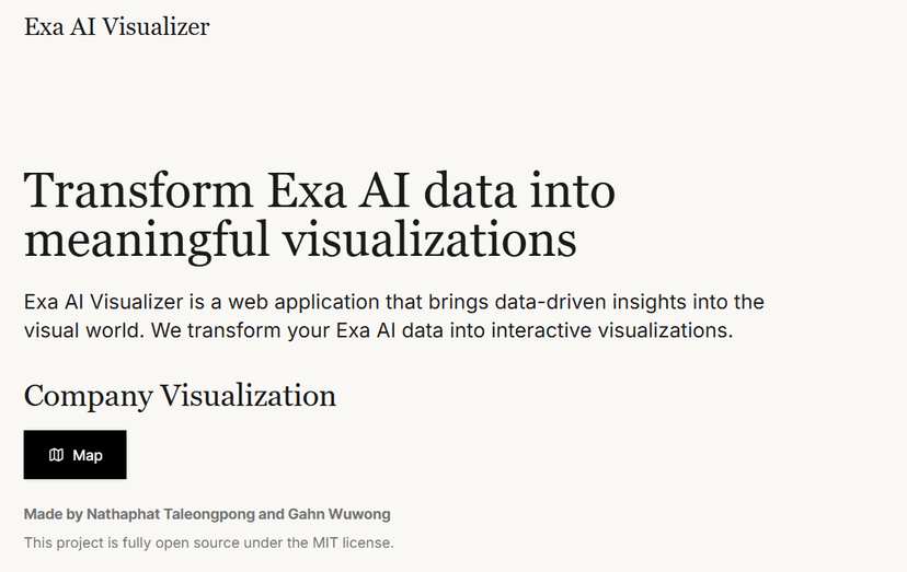 Exa AI Visualizer